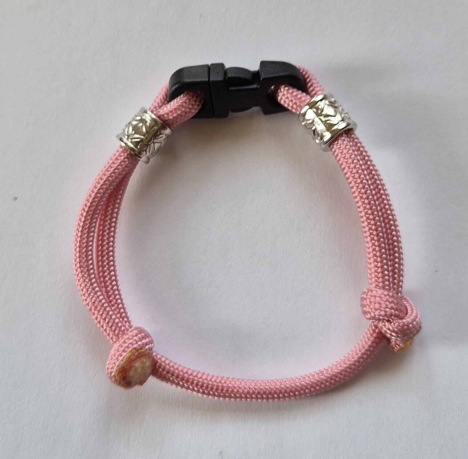 Puppy ID bandje Pastel Rose