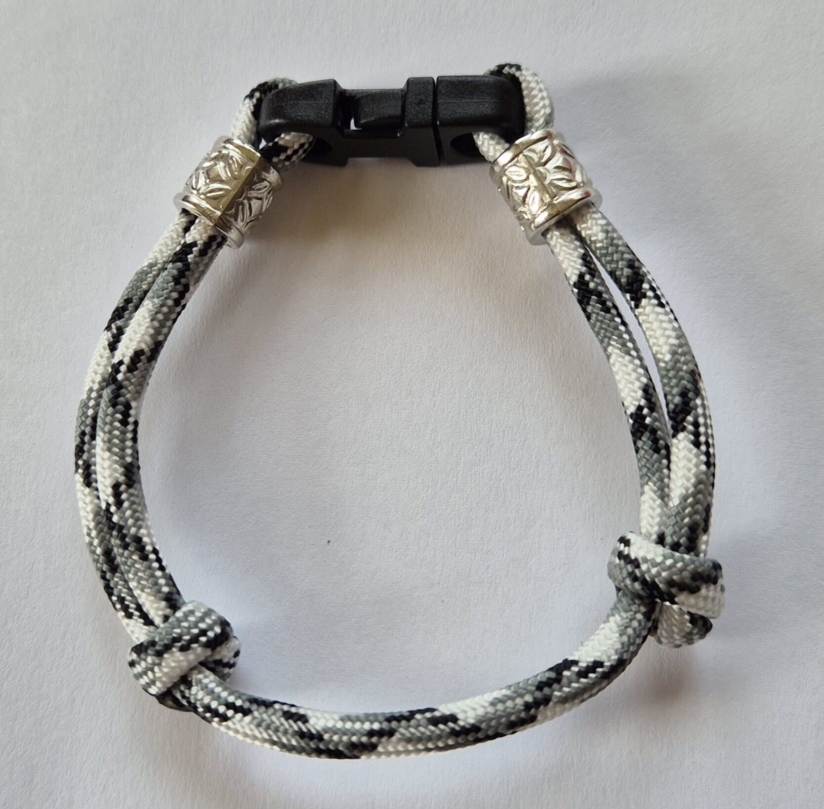 Puppy ID bandje Mix Zwart/Wit/Grijs