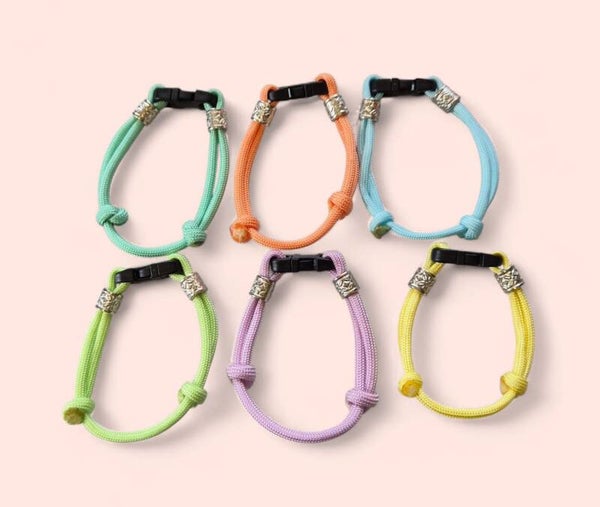 Puppy ID bandjes setje van 6 stuks Pastel