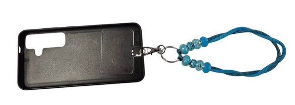 Telefoon koord pols model blauw combi