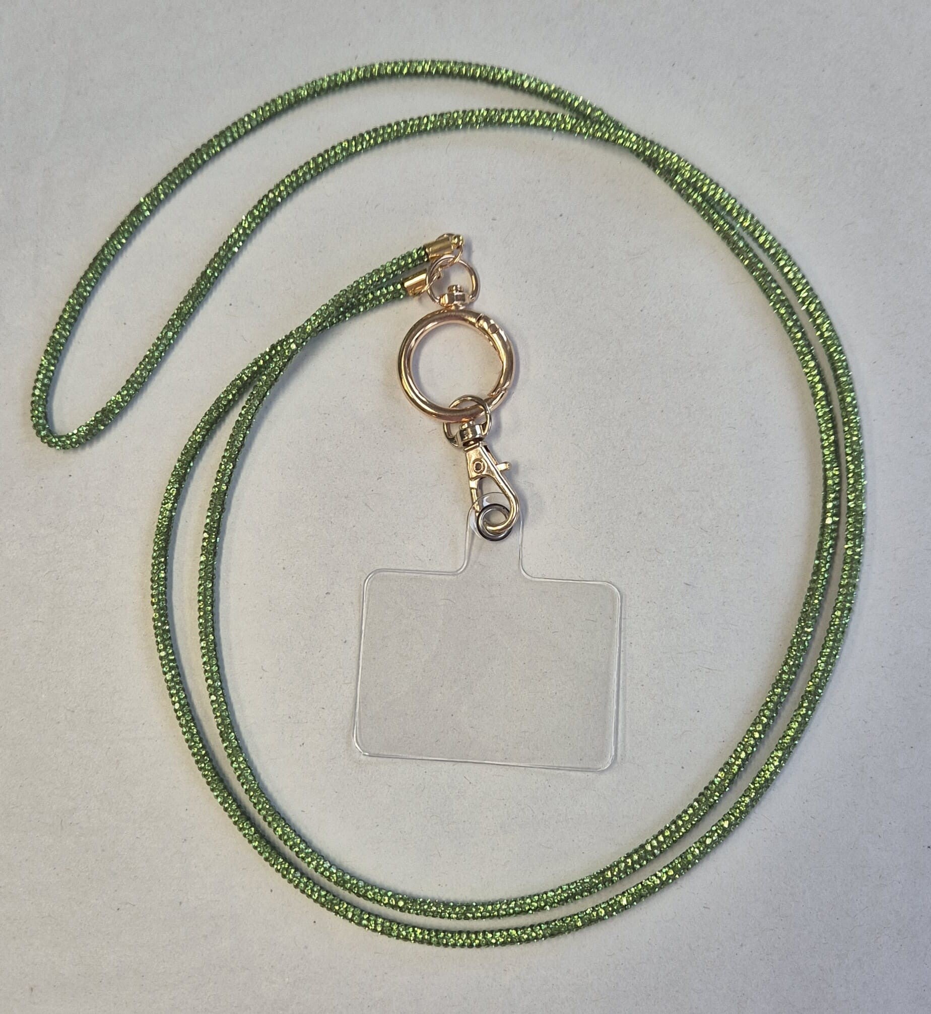 Telefoonkoord lang Groen Strass