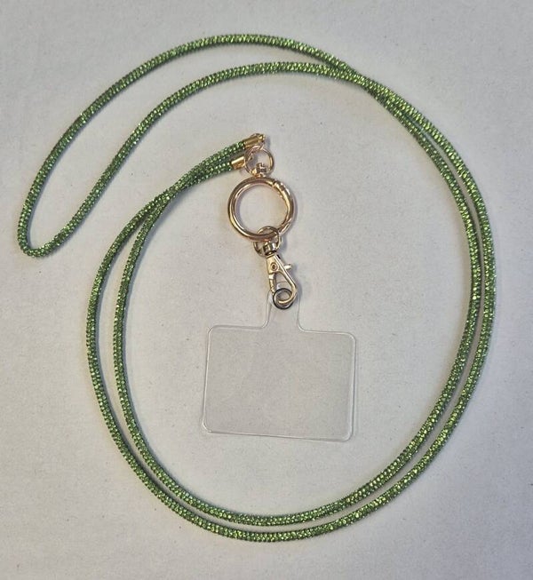Telefoonkoord lang Groen Strass