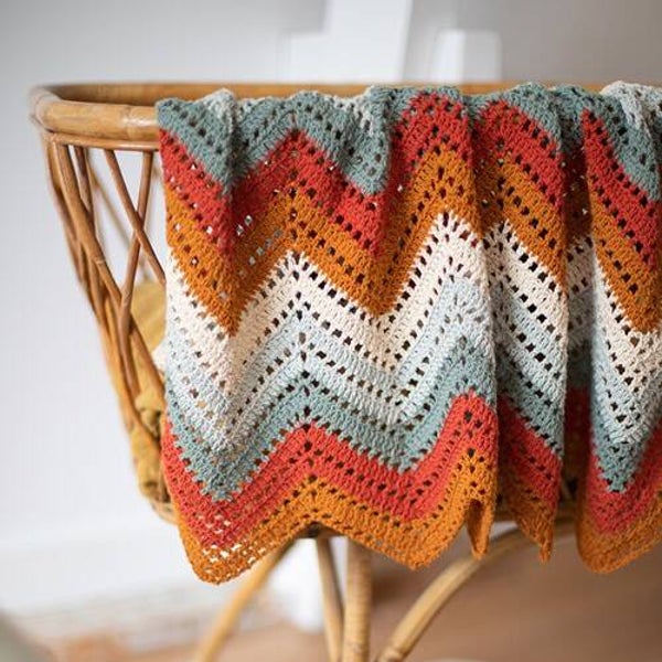 zigzag babydeken