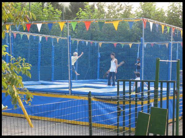 Trampolines Camping International Porlezza