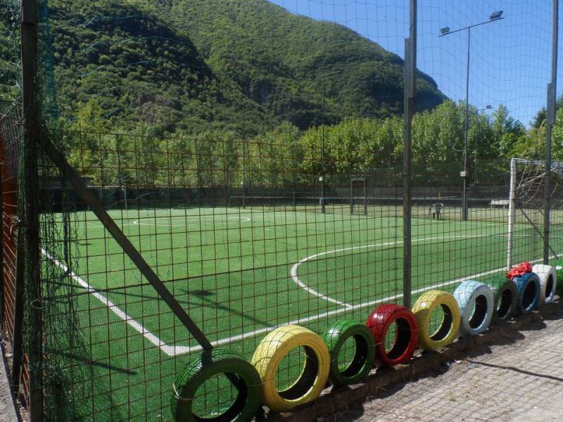 Voetbalveldtje Camping International Porlezza