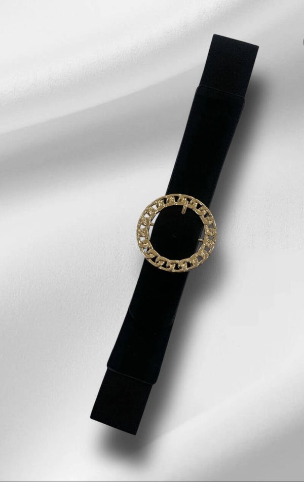 Ceinture boucle dorée