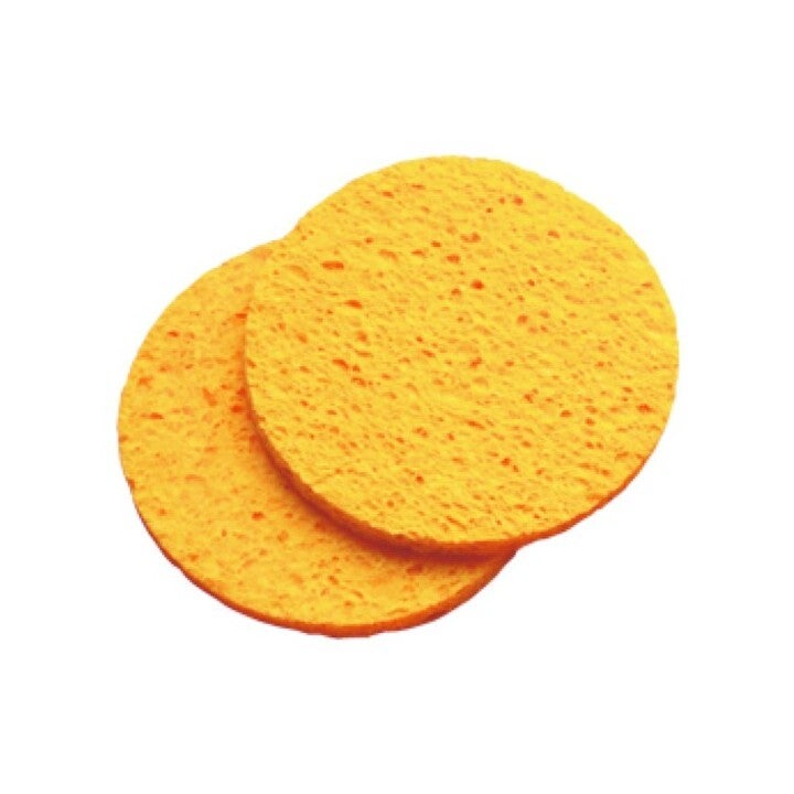 Cosmetische cellulose masker spons 2 stuks