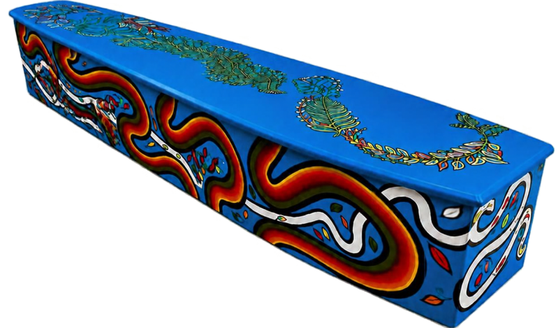 Hand Painted Caskets by Keitha