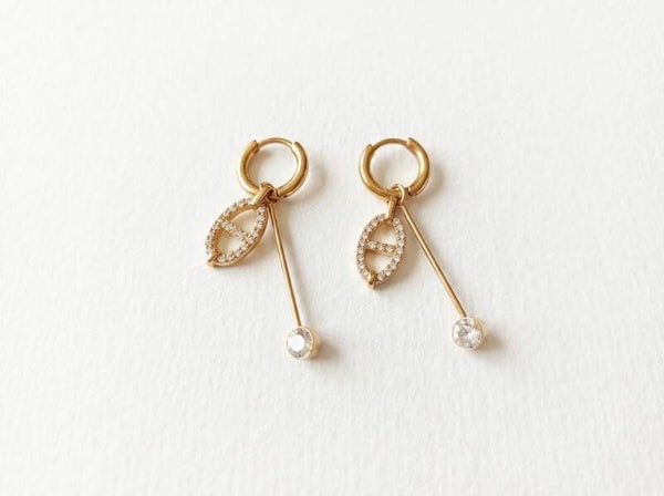 Boucles d'oreilles Floriane