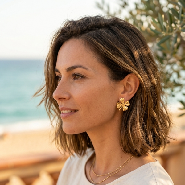 Boucles d'oreilles Flora