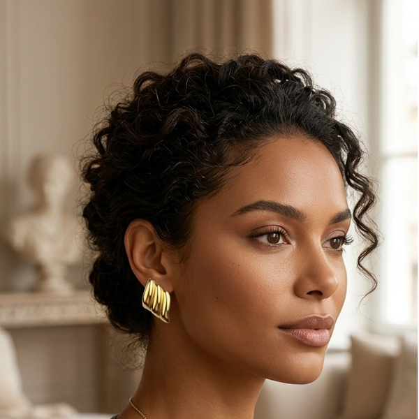 Boucles d'oreilles Plume