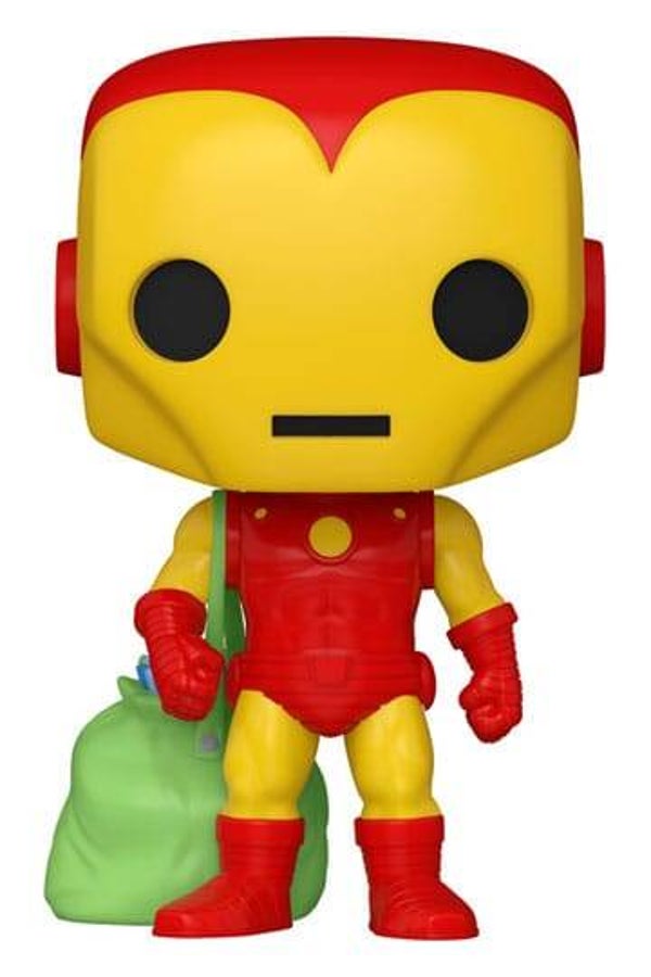 Marvel Holiday POP! Marvel Vinyl Figure Iron Man w/Bag 9 cm