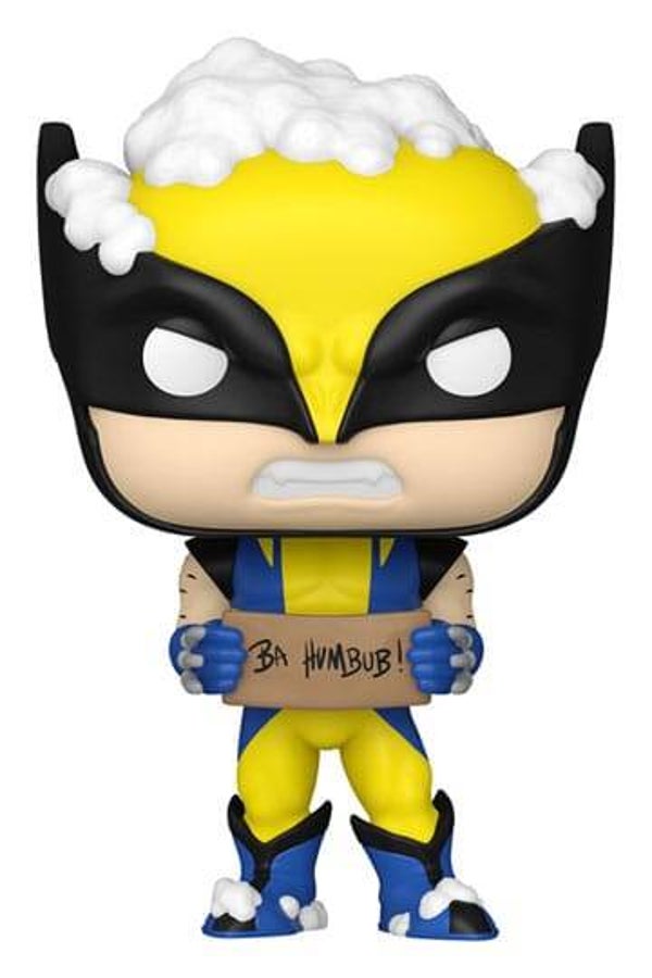 Marvel Holiday POP! Marvel Vinyl Figure Wolverine w/ Sign 9 cm