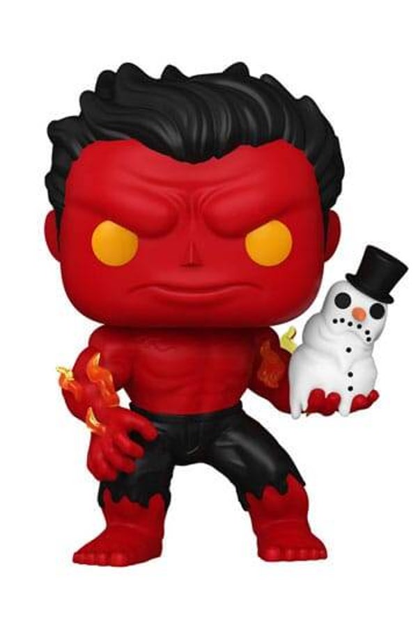 Marvel POP! Vinyl Figure Holiday Red Hulk 9 cm