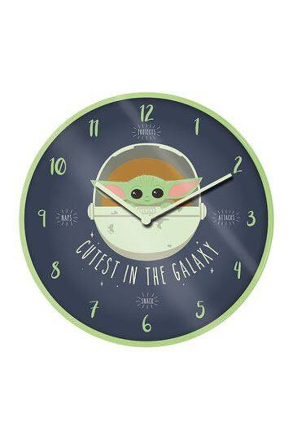 Star Wars The Mandalorian Wall Clock Cutest In The Galaxy