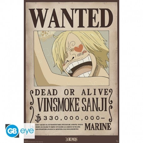 ONE PIECE - Poster Maxi 91.5x61 - Wanted Sanji