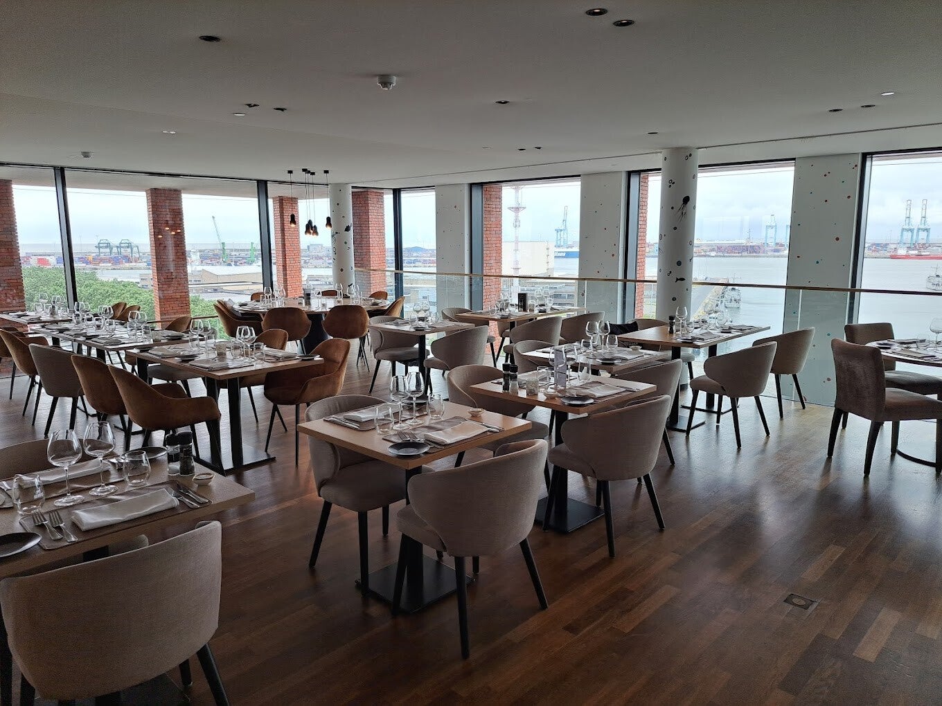 Restaurant in Zeebrugge aan het water