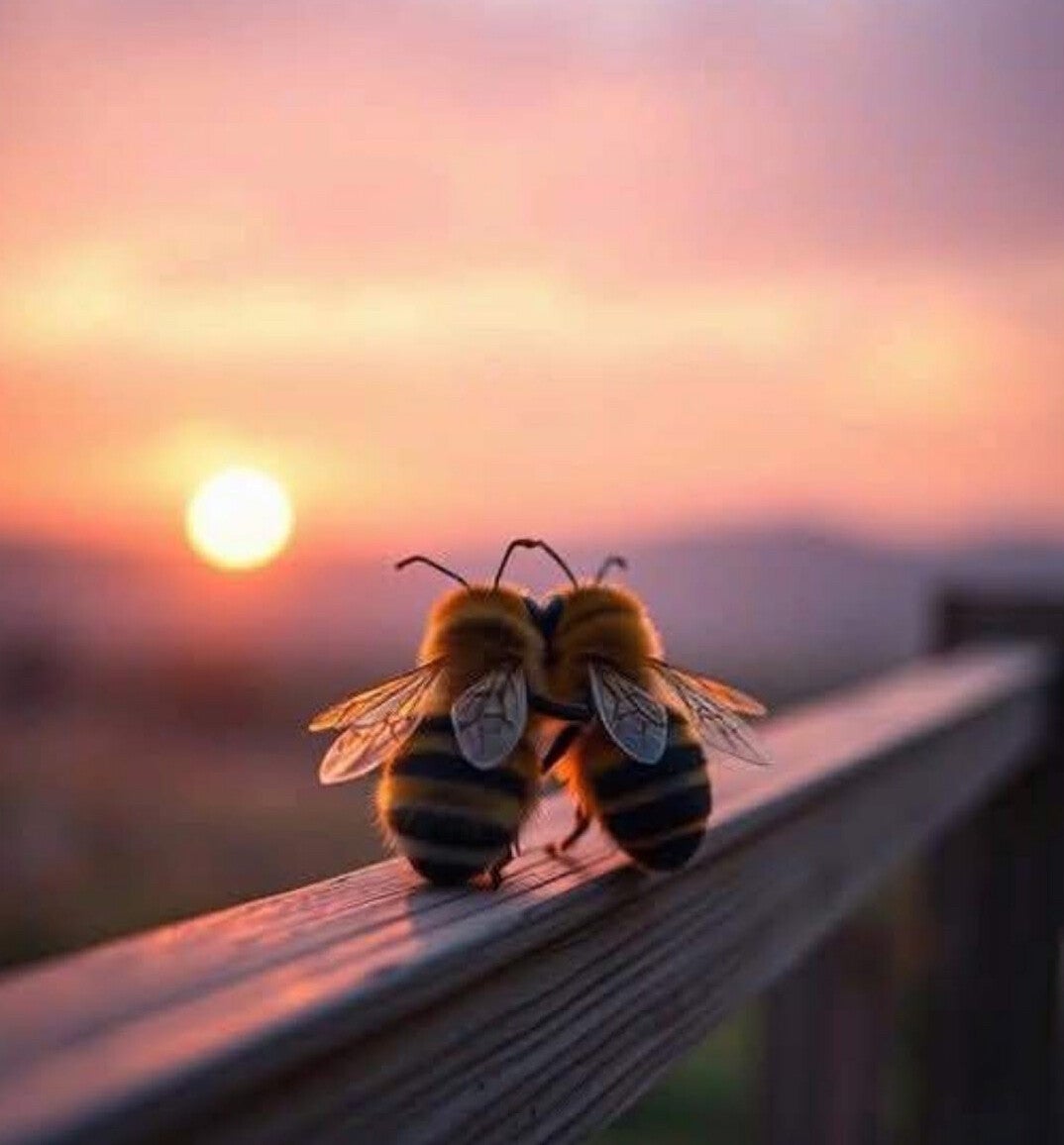 amour des abeilles pour faire le miel