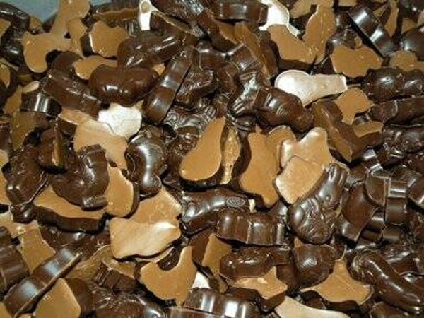 Melk chocolade los gevuld   haasjes