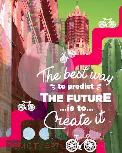 Artwork: Large Digital Modern | I create, city Utrecht, Dom Tower  | Amber Houweling