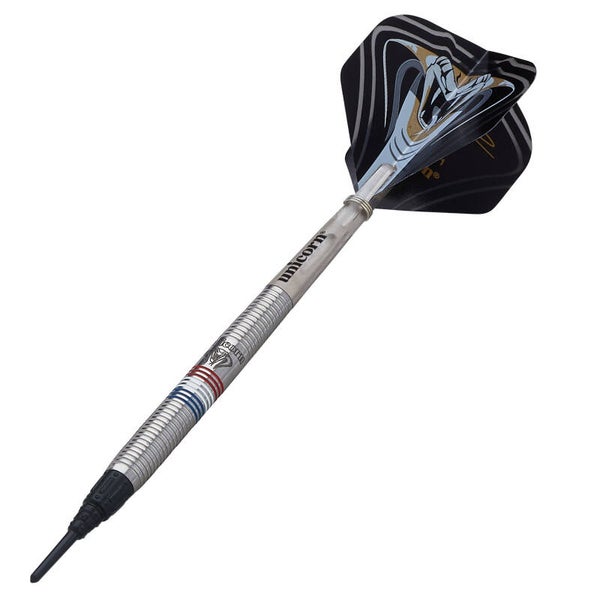 Unicorn Maestro Jeffrey de Zwaan P2 Black Soft Darts | 22 Gr.