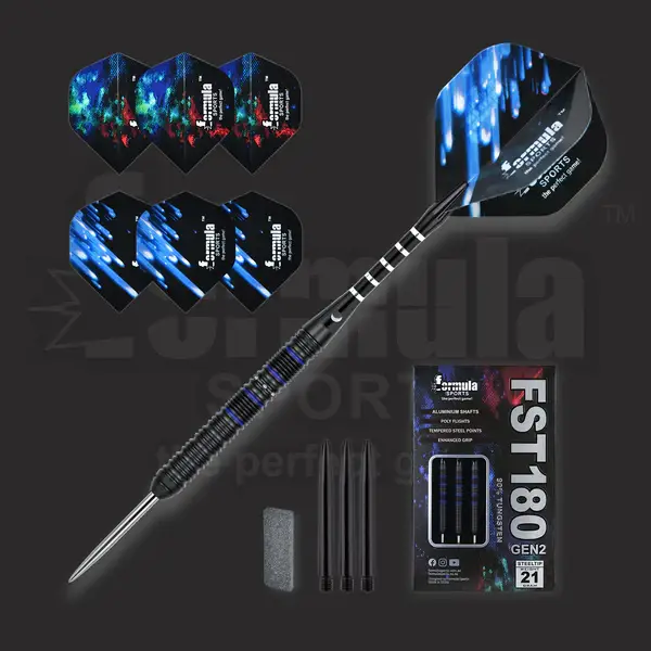 Formula Sports FST180 Gen2 - Professional Steel Tip Darts Set