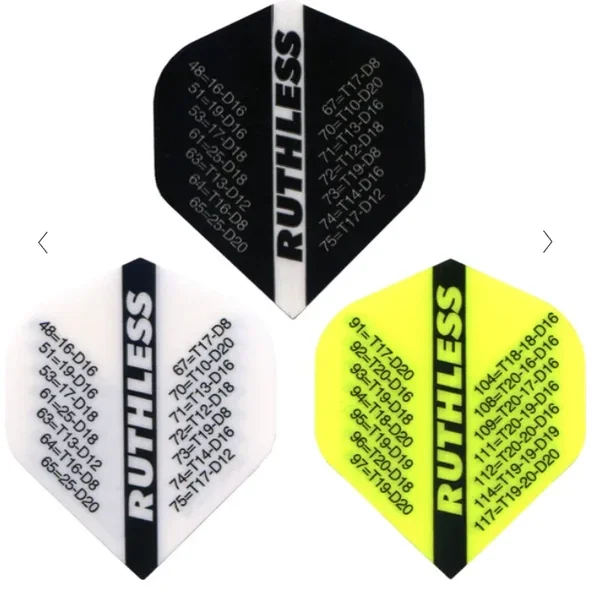 Ruthless Check Out Dart Flights