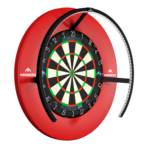 Mission Torus 270 LED Dartboard Beleuchtung - Schwarz
