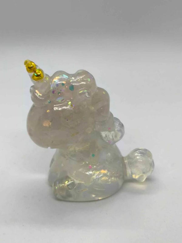 Licorne Quartz rose & Opale