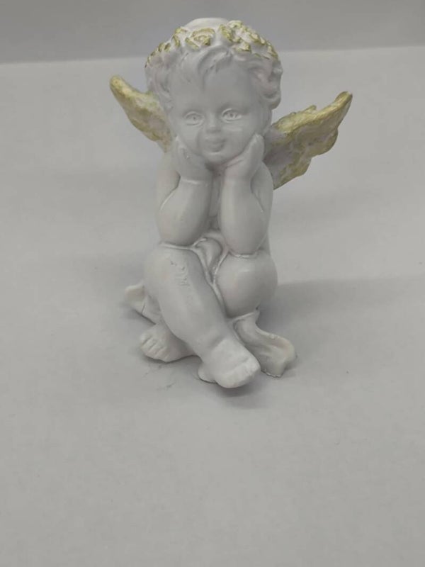 Ange doré/blanc
