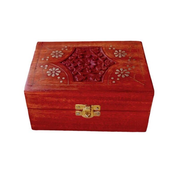 Coffret à huiles essentielles en Bois de Manguier ( 12 flacons )