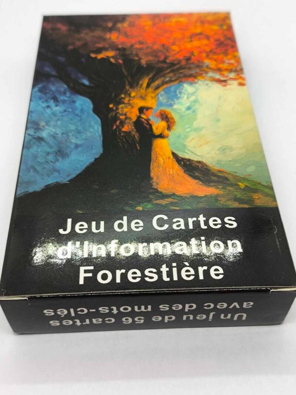 Jeu de cartes d'information Forestière