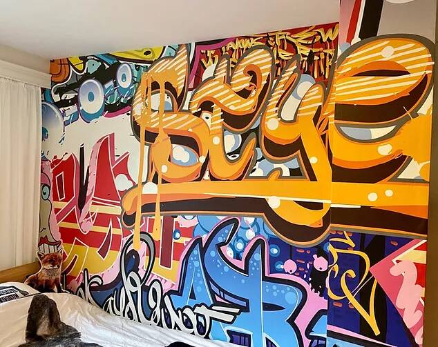 Graffiti fotobehang