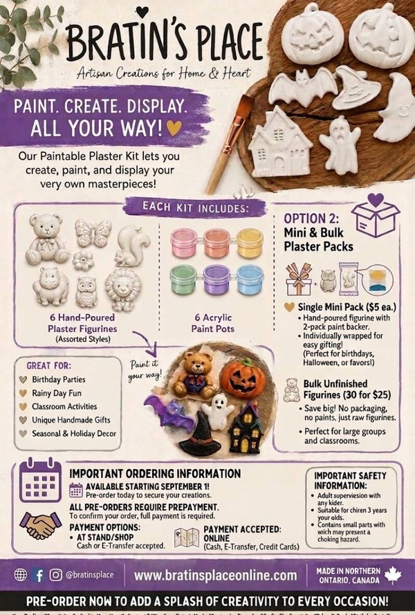 Plaster Fun Paint Kits