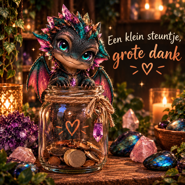 Een klein steuntje, grote dank.