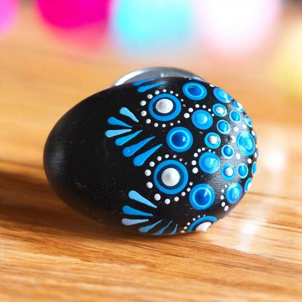Happy Stone Blauw