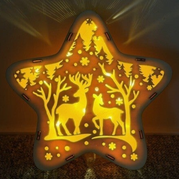 Weihnachtsstern "Reh"