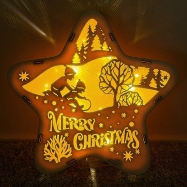 Weihnachtsstern "Merry Christmas"