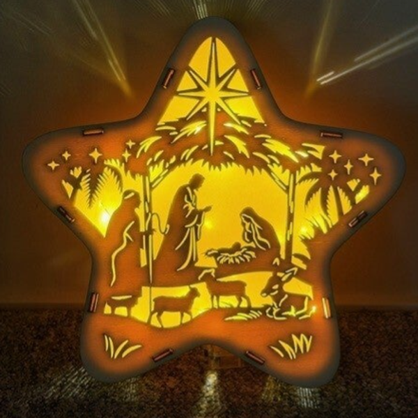 Weihnachtsstern "Krippe"