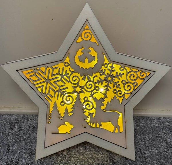 Weihnachtsstern "Hirsch"