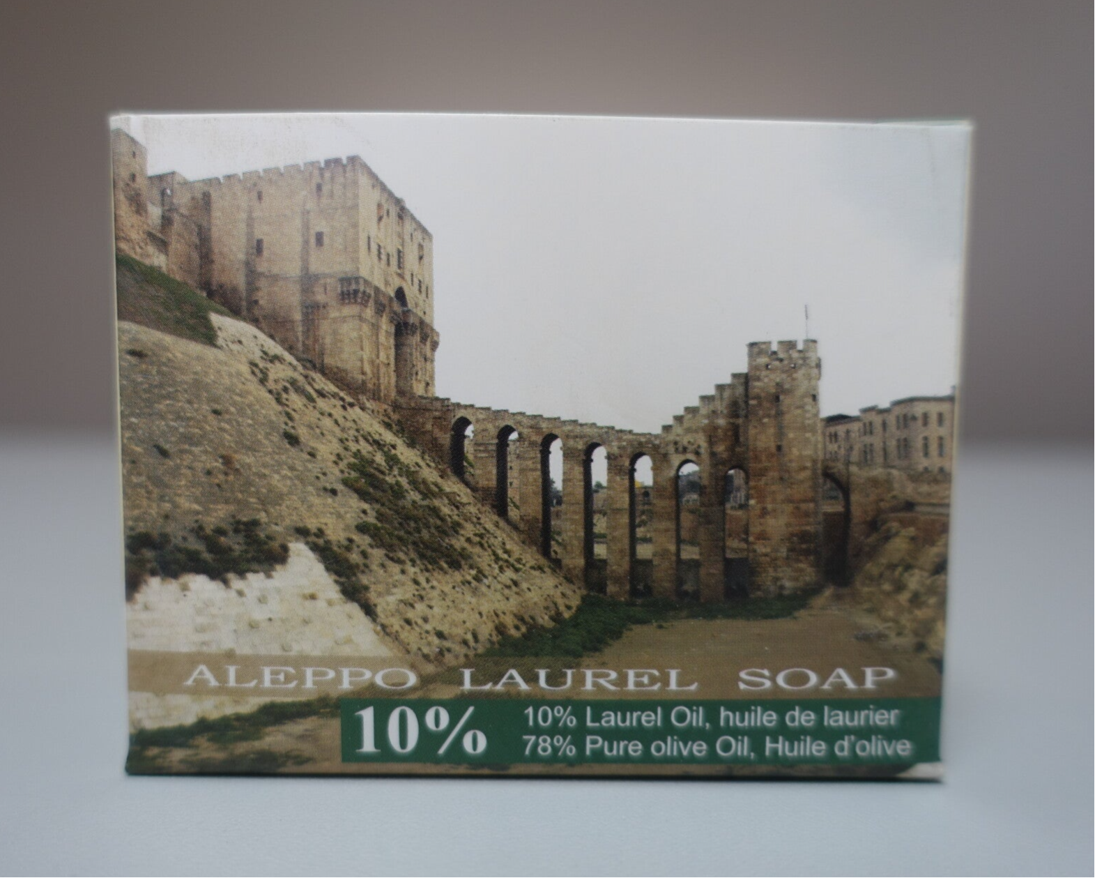 Mydło naturalne syryjskie Aleppo 10% - oliwa z oliwek i olej laurowy