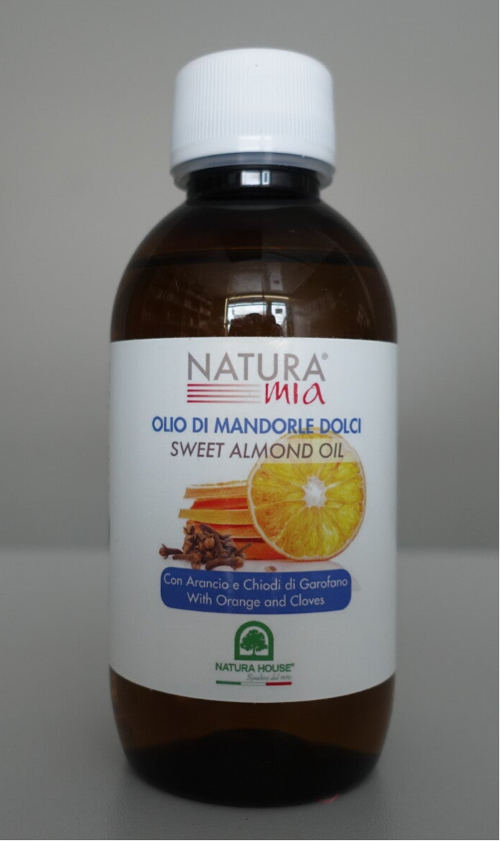 Olej migdałowy z ekstraktem Pomarańczy Do Masażu i Kąpieli 200ml