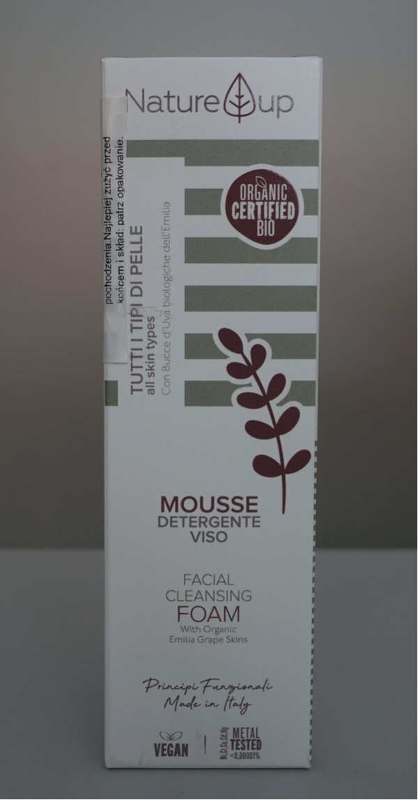 Pianka naturalna do zmywania cery twarzy