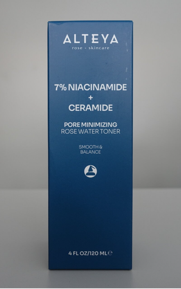 Tonik różany zwężający pory (7% niacynamidu + ceramid) 120 ml Alteya Organics