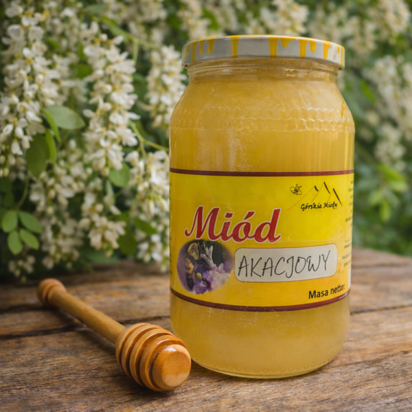 Miód Akacjowy 1,2 kg