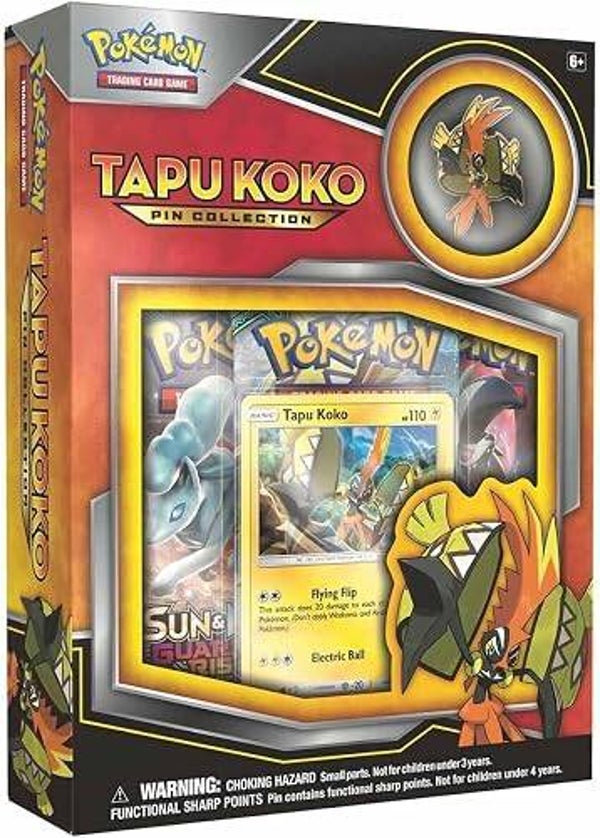 Pokémon TCG: Tapu Koko Pin Collection