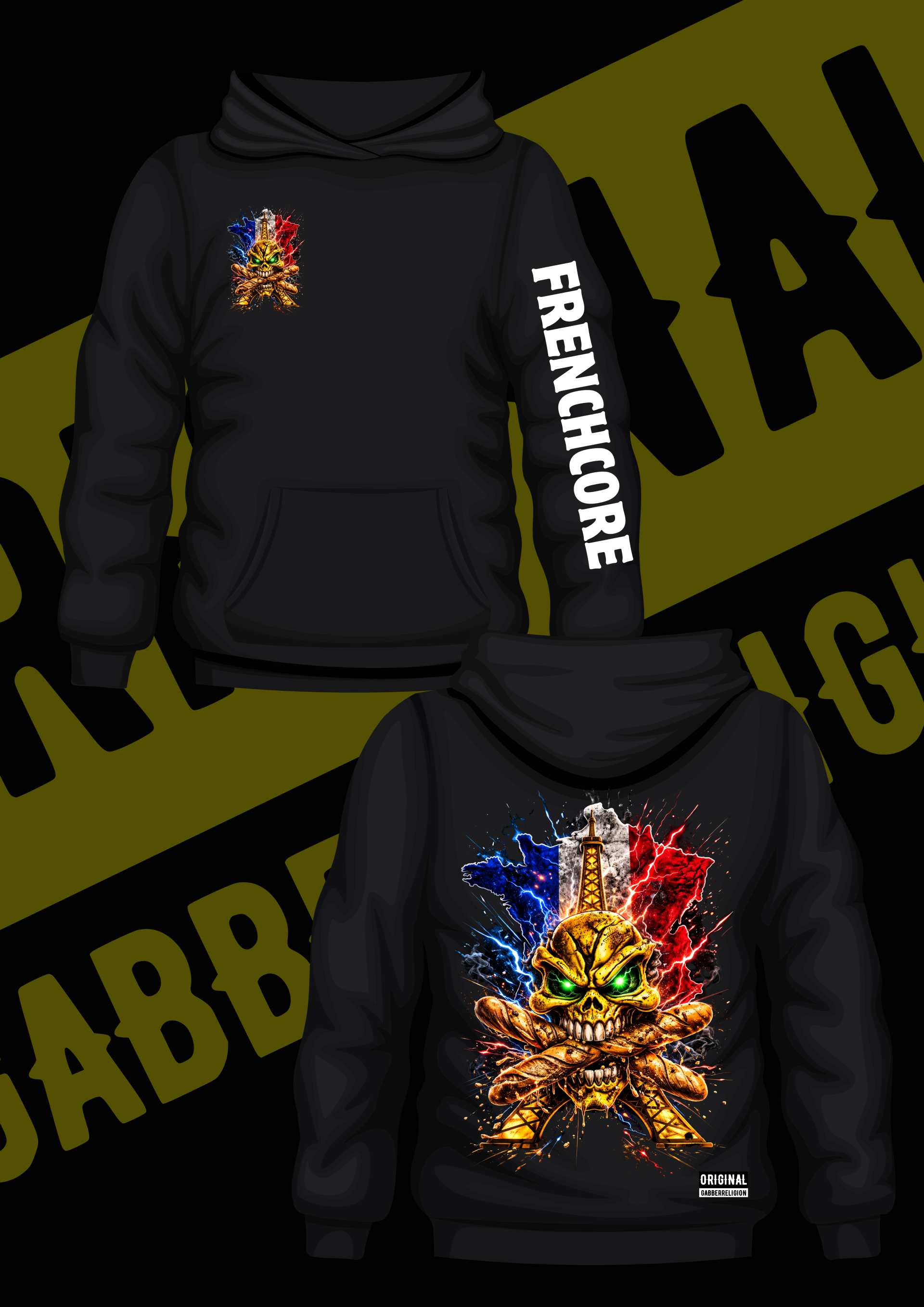 GABBERRELIGION FRENCHCORE Hoodie