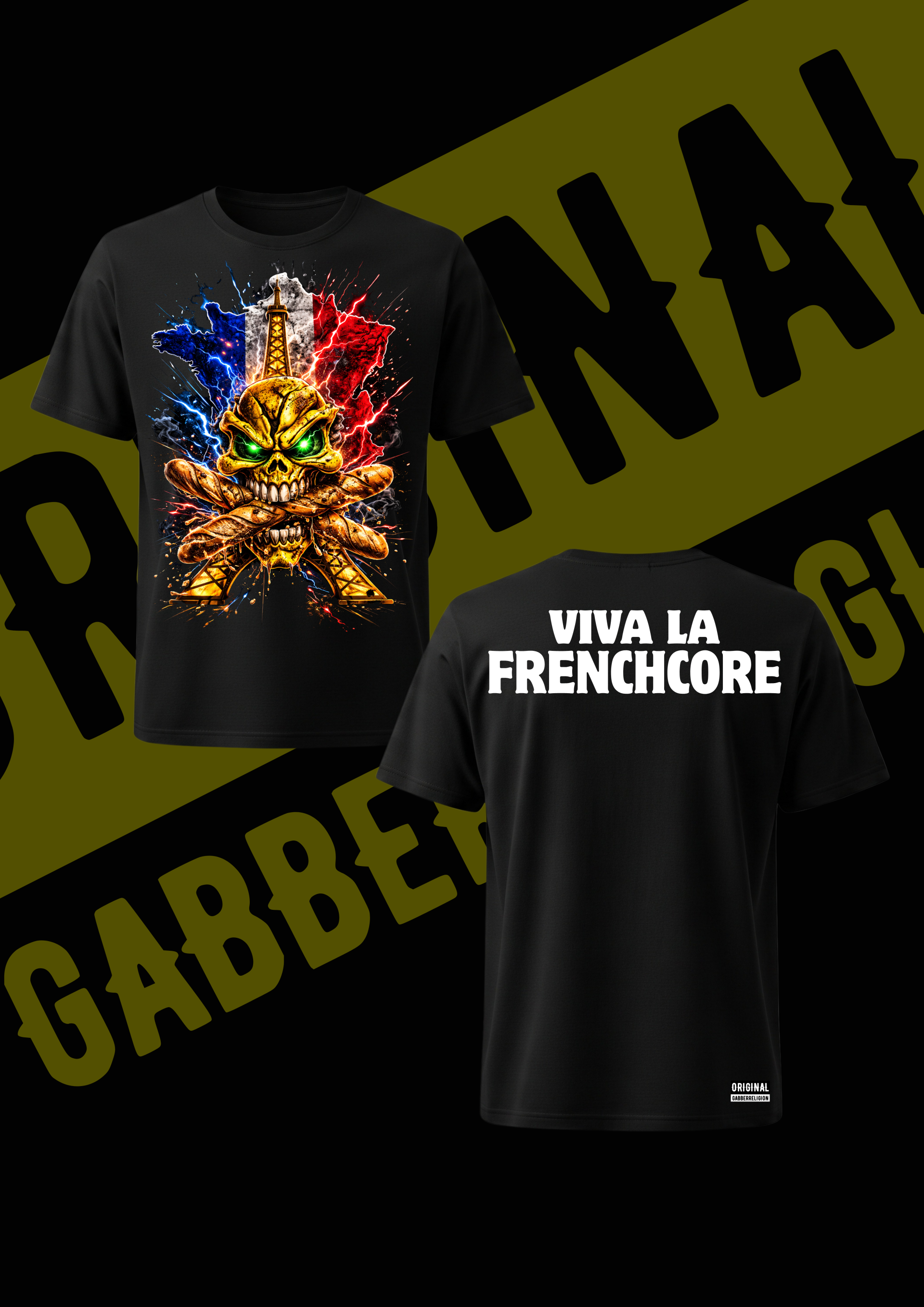 GABBERRELIGION FRENCHCORE T-shirt