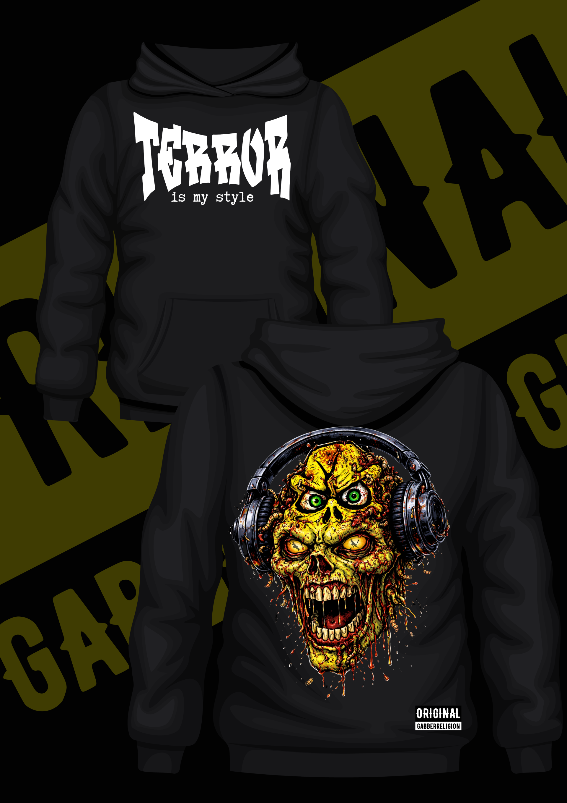 GABBERRELIGION TERROR Hoodie