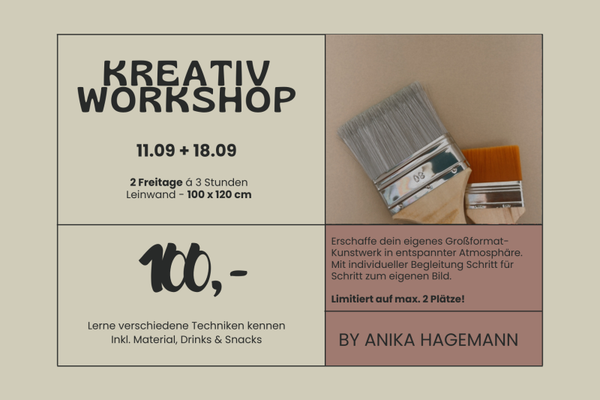 Kreativworkshop - GROßFRMAT